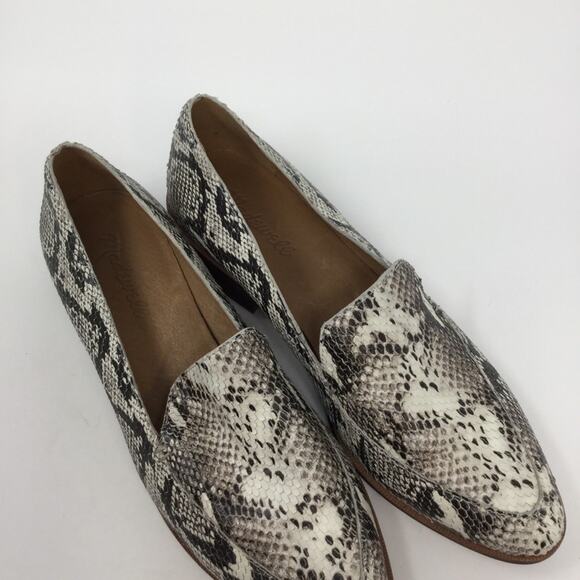 Madewell Frances Loafer, Stamped Snake, size 8 - Picture 2 of 7